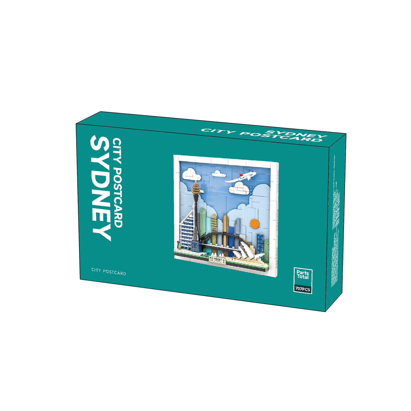 City Postcards Miniature Pixel Blocks Set