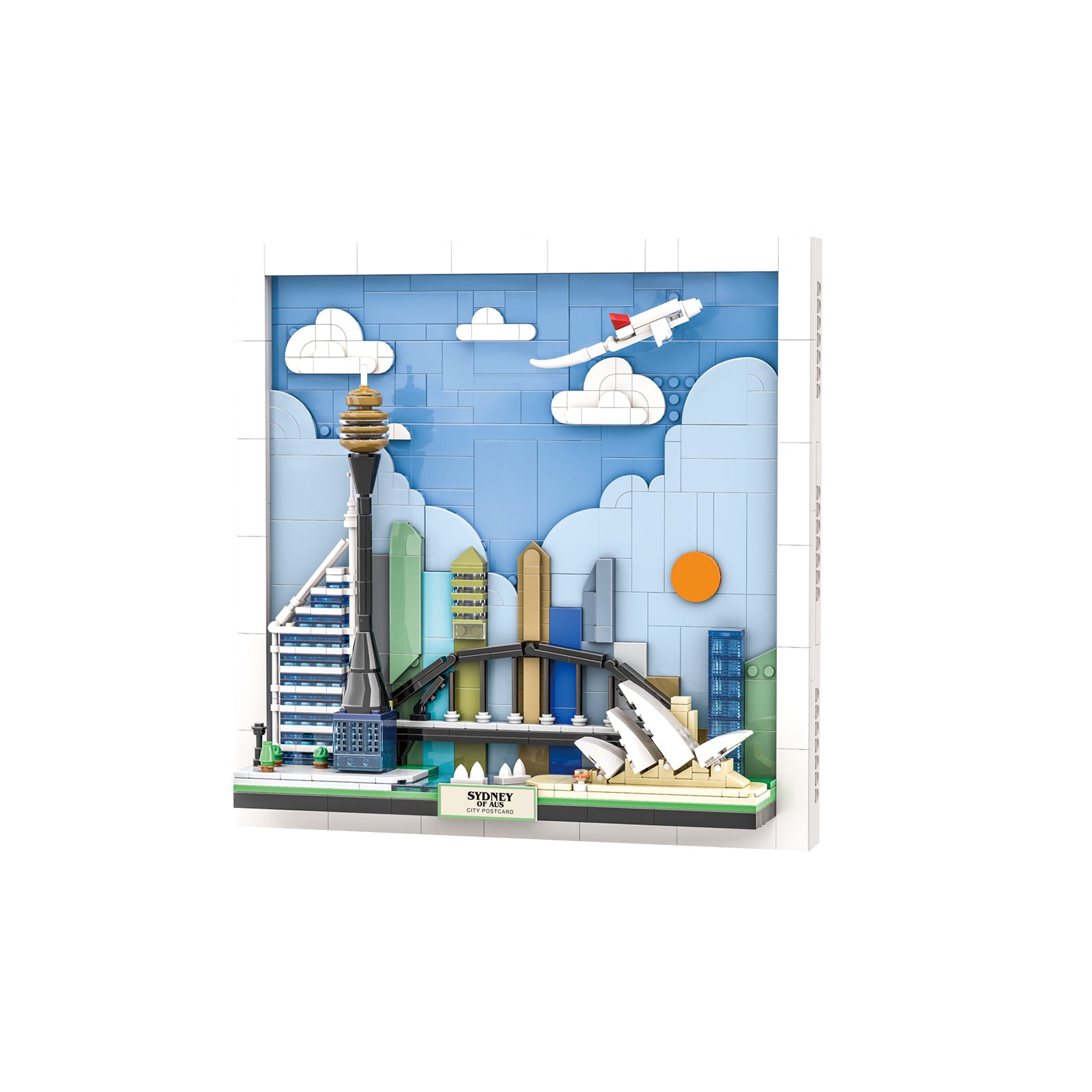 City Postcards Miniature Pixel Blocks Set