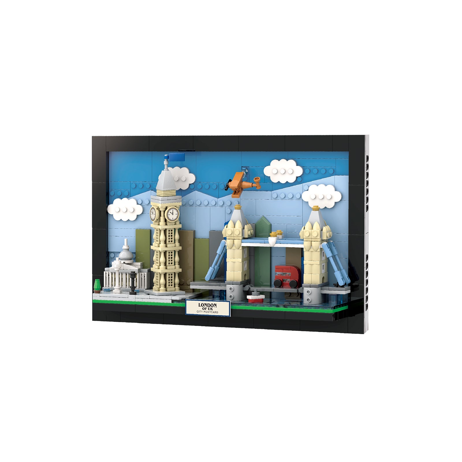 City Postcards Miniature Pixel Blocks Set