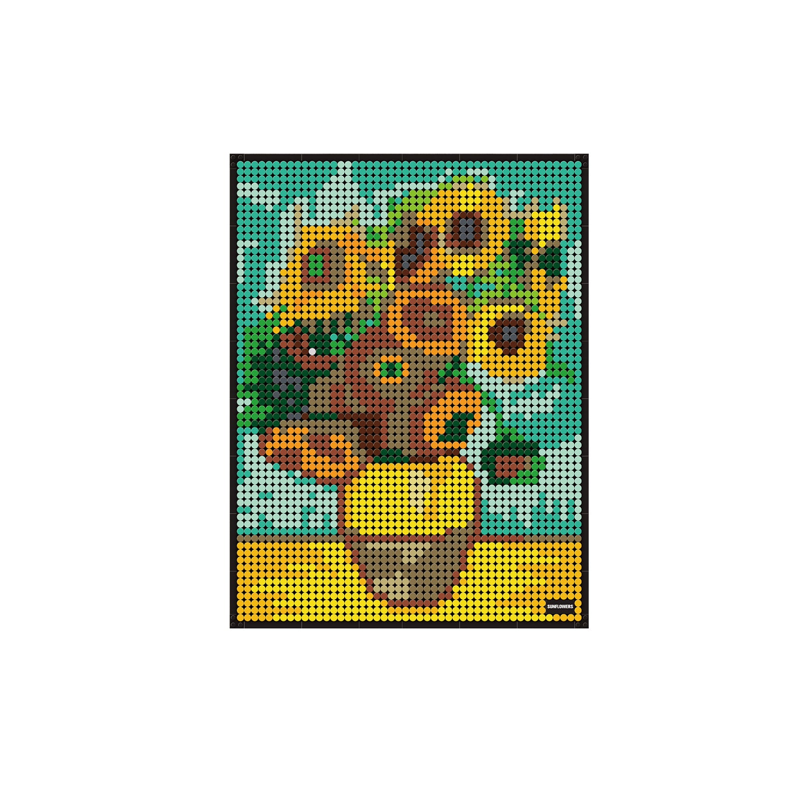 Sunflower Mosaic Art Pixel Puzzle Toys - 3362Pcs