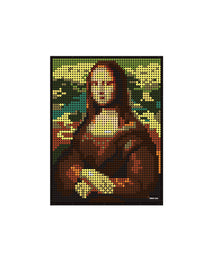 Mona Lisa Portrait Pixel Puzzle Toy Set - 3262Pcs
