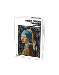 Girl with a Pearl Earring Miniature Pixel Brick Set - 3262Pcs
