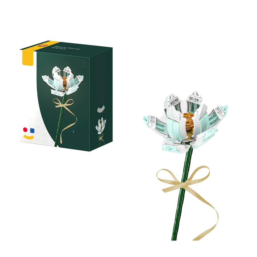 Lotus Flowers Bouquet Block Toy Set - 105Pcs