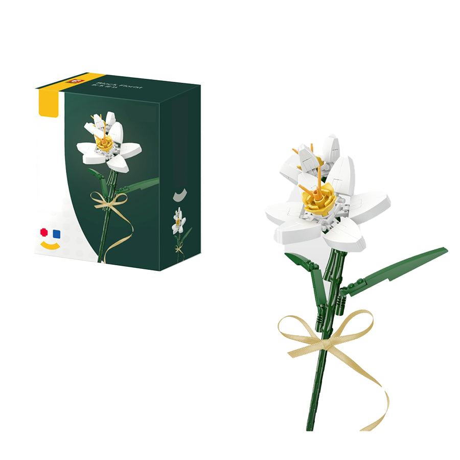 Daffodils Flowers Small Bricks Toy - 120Pcs