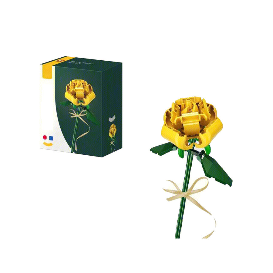 Rose Flowers Building Block Toys Set - 78Pcs