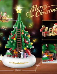 Glowing Christmas Tree Building Toys For Kids - 407Pcs
