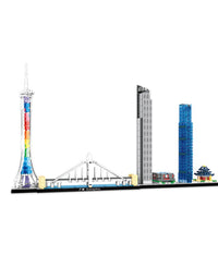 City Skyline Architecture Builder Bricks Toy Set
