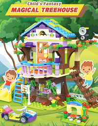 Exercise N Play Forest Treehouse Bricks Сonstruction Toys - 548 Pcs
