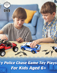 Exercise N Play City Police Station Bricks Blocks Sets - 949 Pcs
