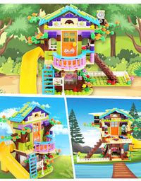 Exercise N Play Forest Treehouse Bricks Сonstruction Toys - 548 Pcs
