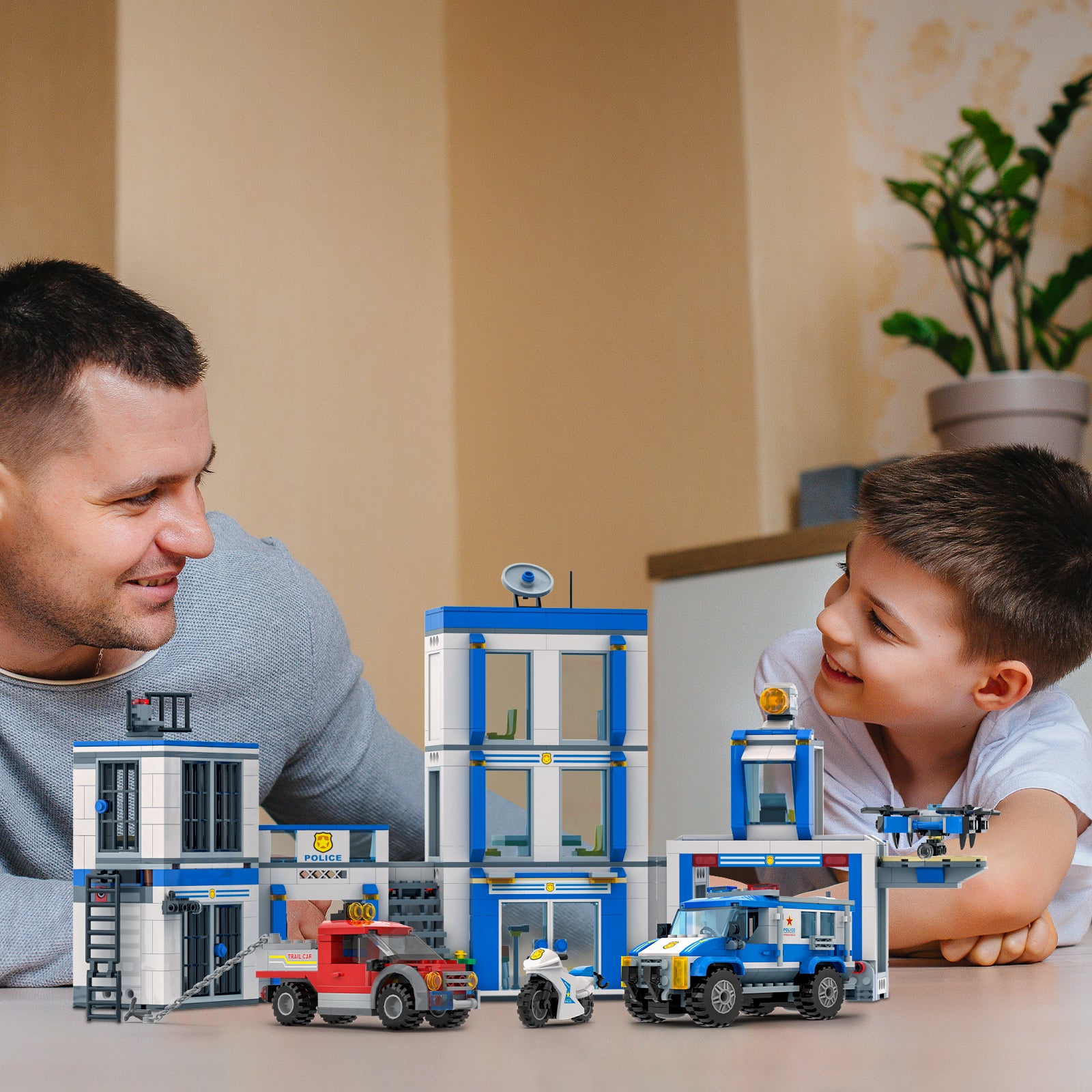 Exercise N Play Toll Booths Building Block Set - 979 Pcs