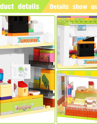 Exercise N Play Building Toy Barber Shop Mini Block Sets - 1294 Pcs
