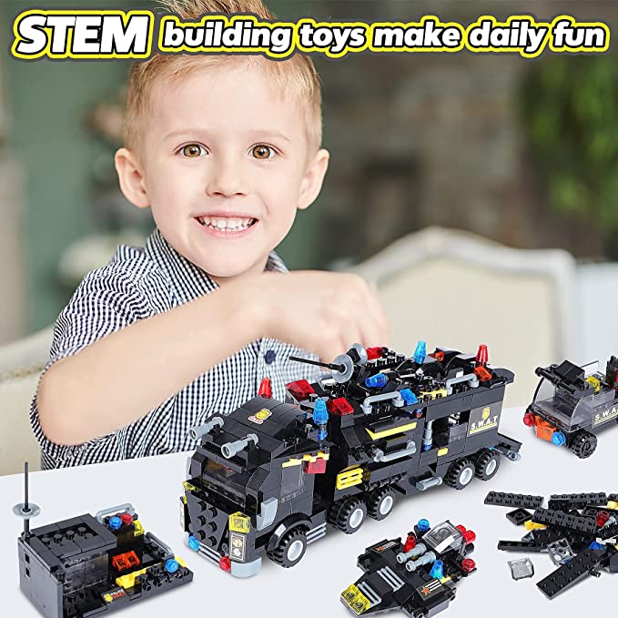 Exercise N Play SWAT Small Mecha Building Blocks - 1006 Pcs