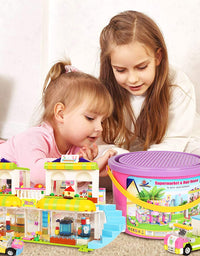 Exercise N Play Building Toy Barber Shop Mini Block Sets - 1294 Pcs
