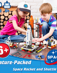 Exercise N Play Space Shuttle Building Bricks Toys - 660 Pcs
